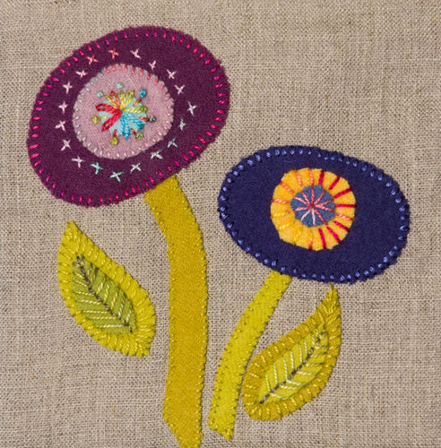 Flower - Stitchery kit