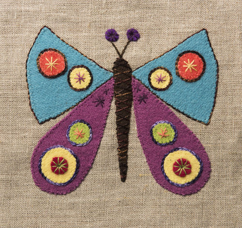 Butterfly - Stitchery kit