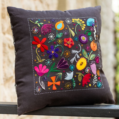 Scattered Flowers Cushion - pattern