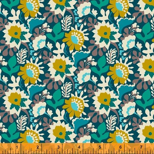 Flower trail - Dark teal