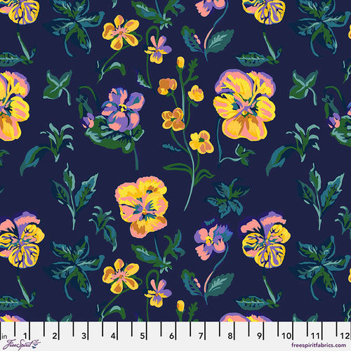 Pansies - Navy