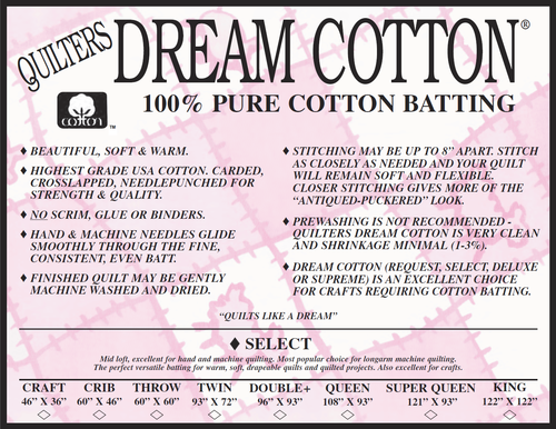 Cotton Select Natural King Roll