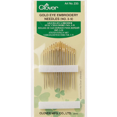 Clover Embroidery Needles - Size 3/9