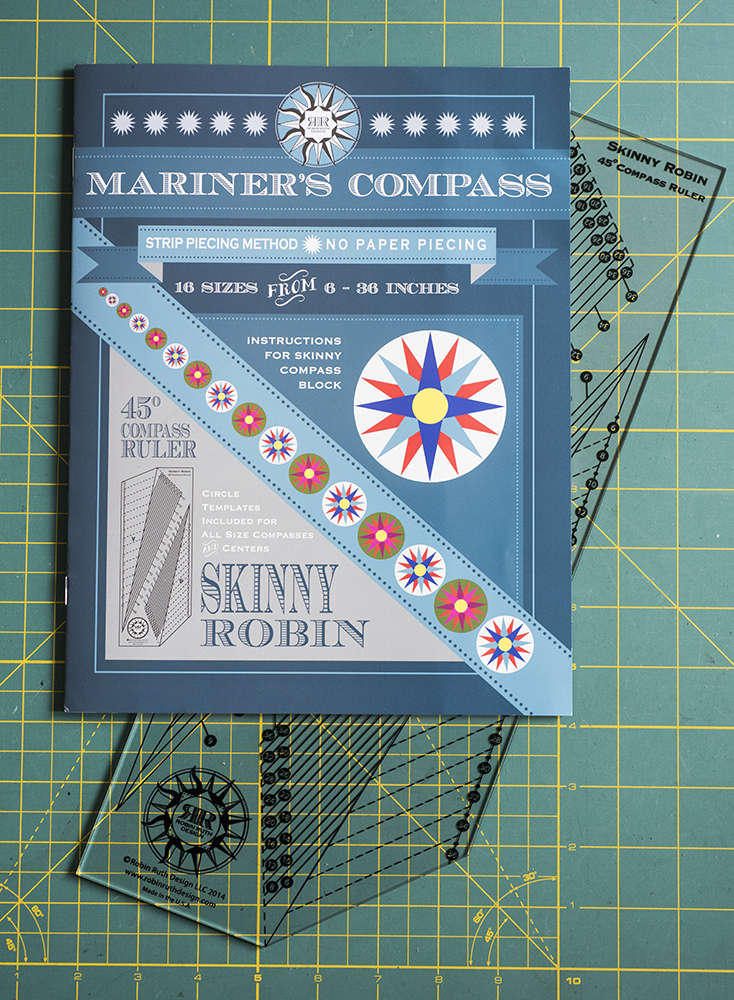 Mariners Compass Book and 45° ruler