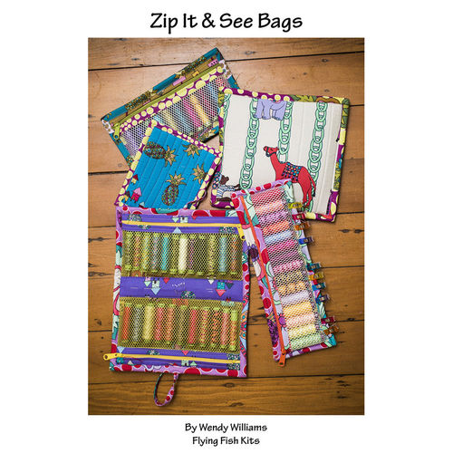 Zip It & See Bags -Pattern