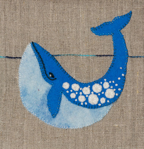 Whale - Stitchery