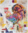 Doodle Doo Rooster collage.. Pattern
