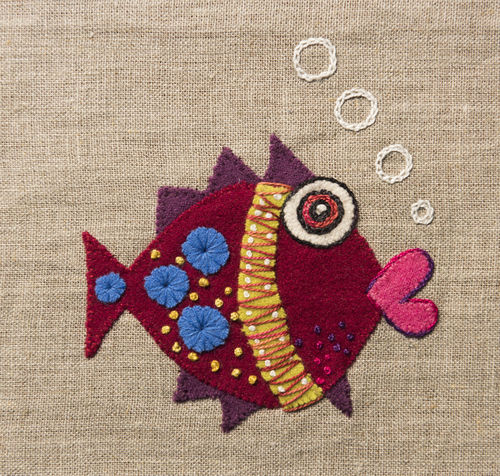 Fish - Stitchery kit