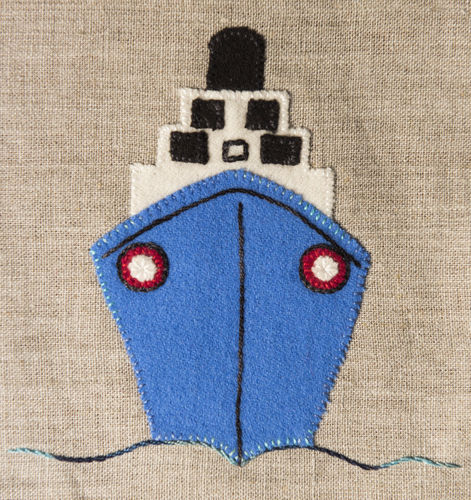 Cruise Ship - Stitchery