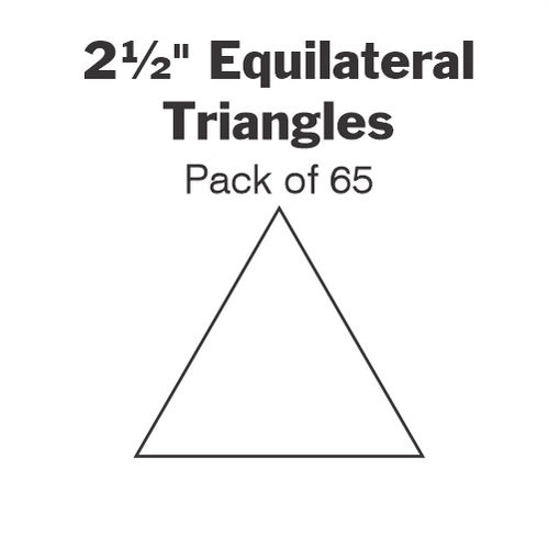 2 ½” Equilateral triangle papers - 65