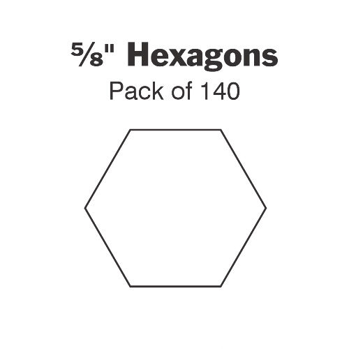 ⅝”  hexagon papers - 140
