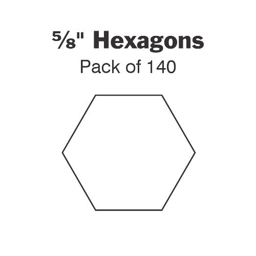 ⅝”  hexagon papers - 140
