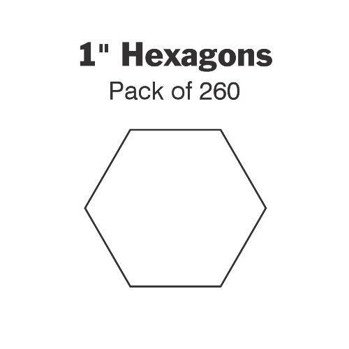 1” hexagon papers - 260