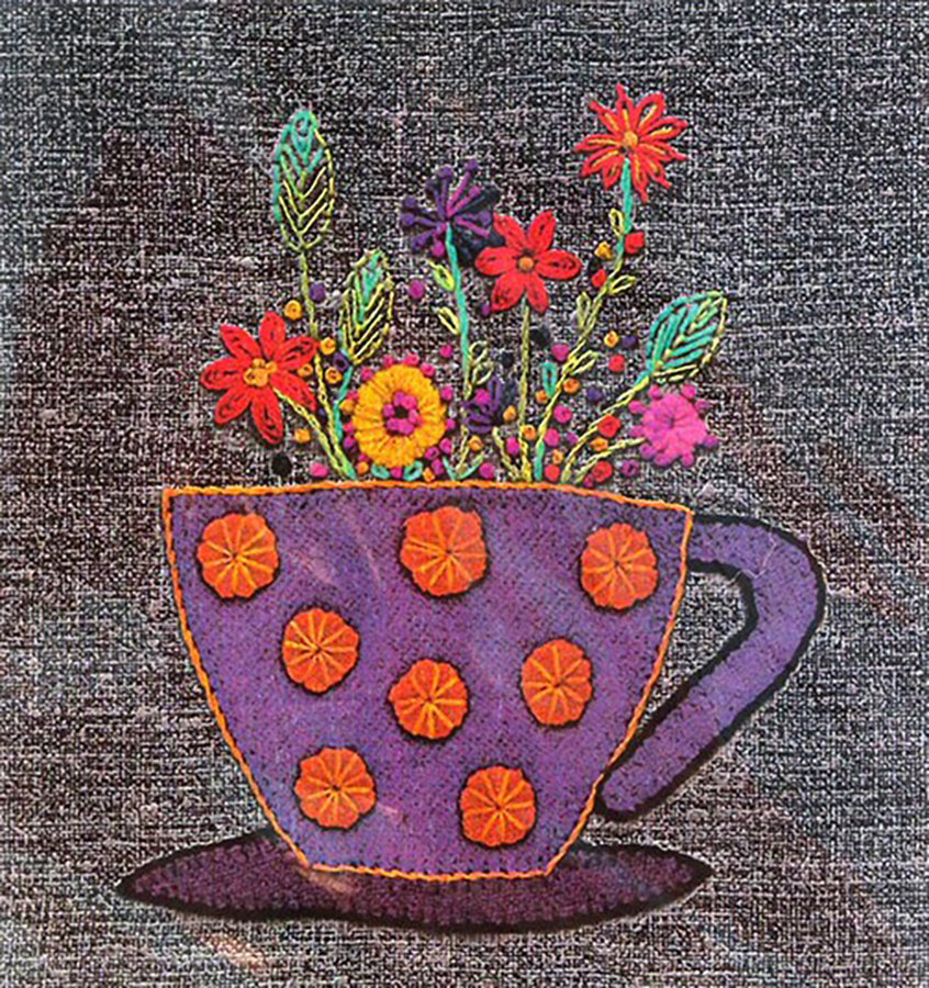 Teacup - Stitchery
