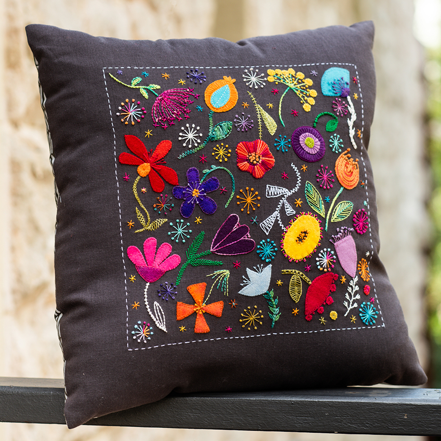 Scattered Flowers Cushion pattern