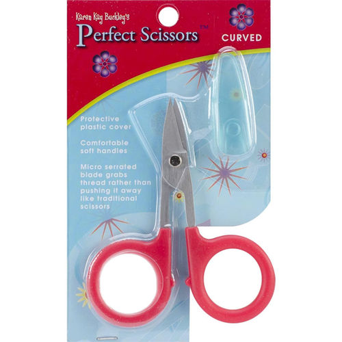 Perfect Curved Scissors - red