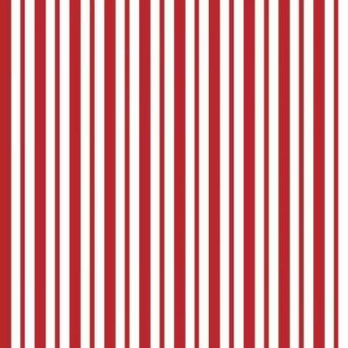 Red Mini Awning Stripe