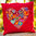 Fill My Heart  - Embroidered Pillow - Natural