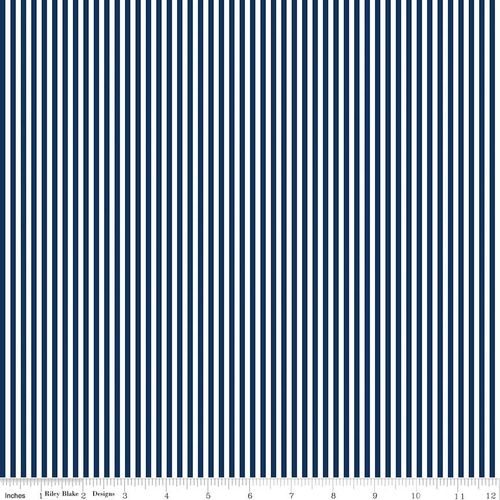 1/8" Stripe Navy