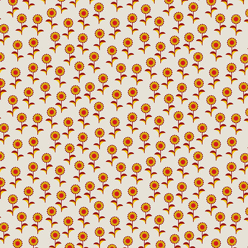 Sunflower Field - Chili Fabric