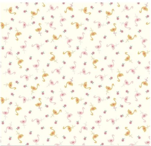 Stardust Flamingos - Vintage White