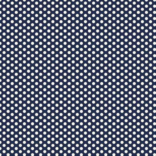 Polked - Polka Dots - Navy