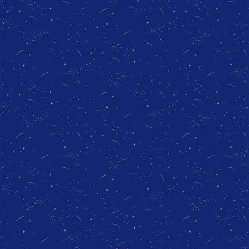 Metallic Shooting Stars - Navy