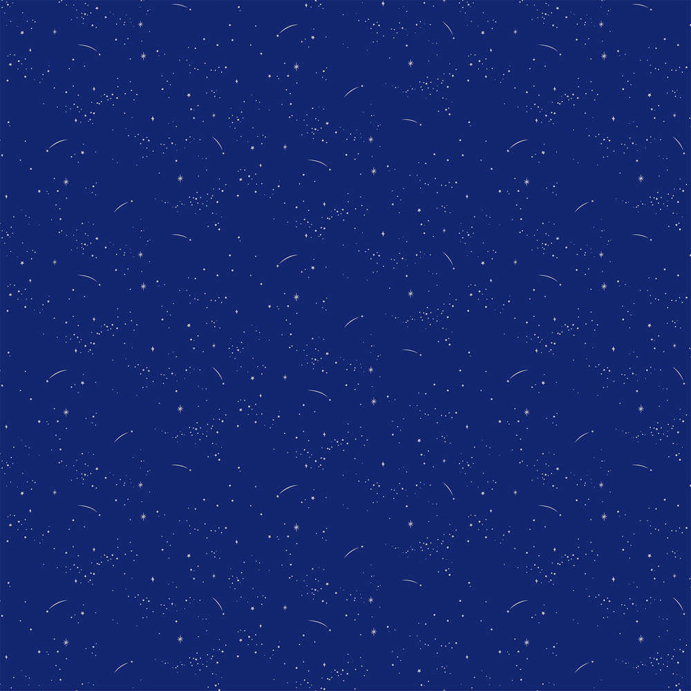 Metallic Shooting Stars - Navy