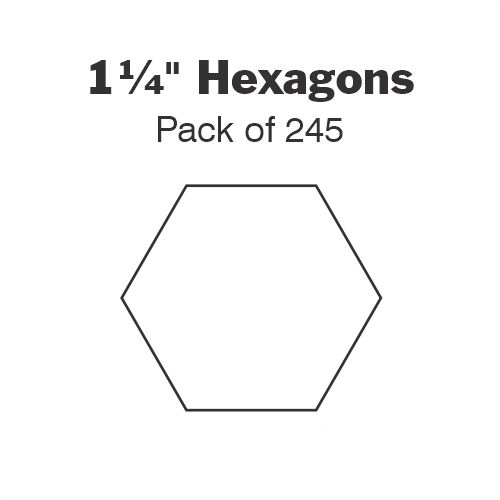 1 ¼” hexagon papers - 245