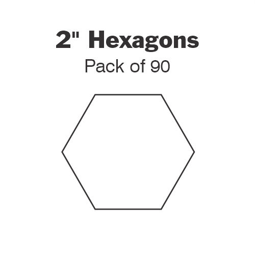 2” hexagon papers - 90