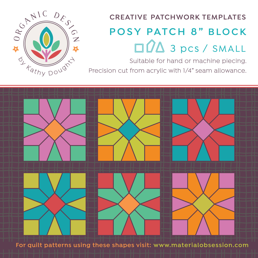 Posy Patch - Creative patchwork templates - small