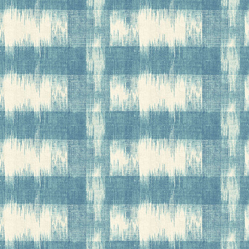 Ikat Plaid - Teal