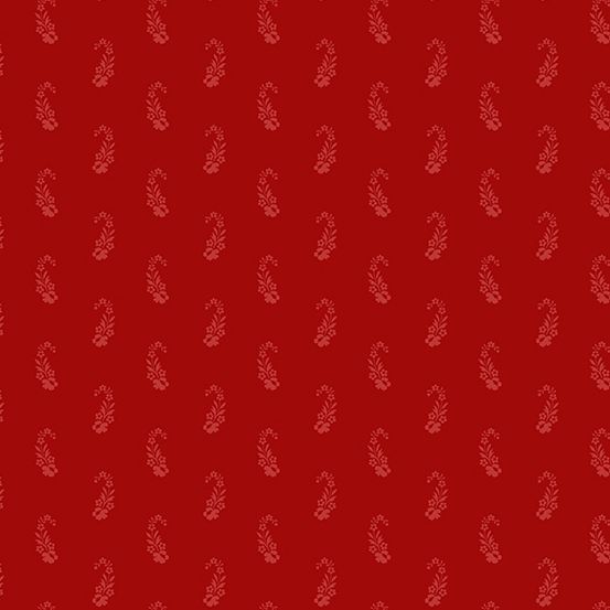 Meandering Flowers - Red