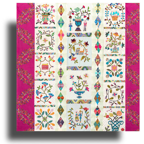 Folk Art Revolution BOM - quilt - SOLD