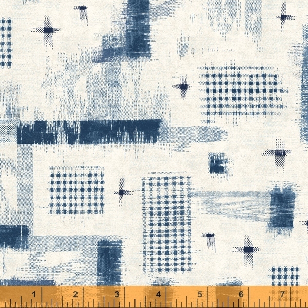 Woven ikat - Ivory*
