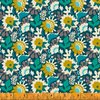 Flower trail - Dark teal