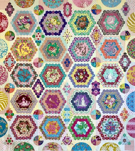 Hextravaganza - pattern by Rachaeldaisy