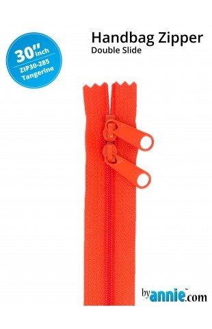 Tangerine Zipper - Double Sided