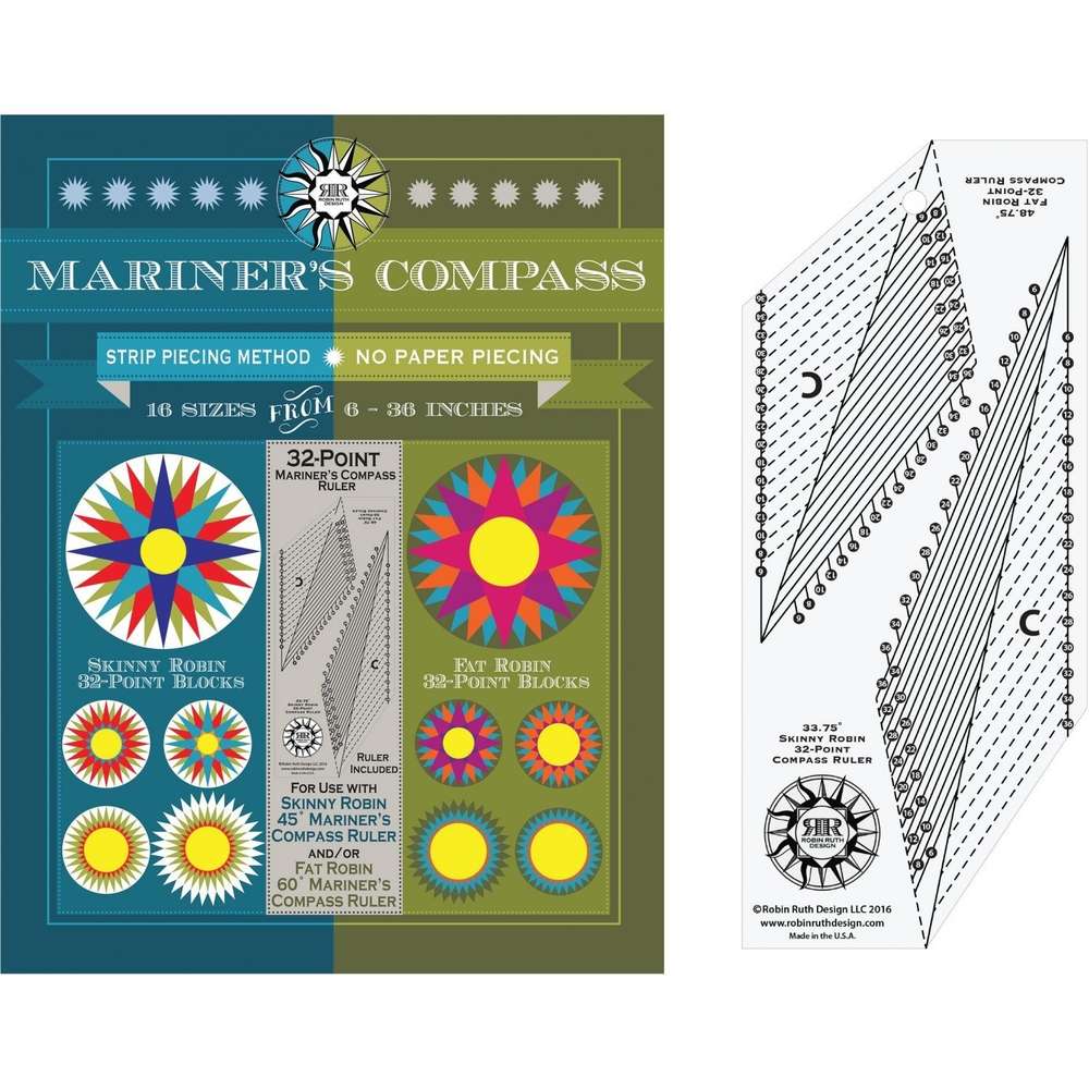 Mariners Compass Book and ruler combo