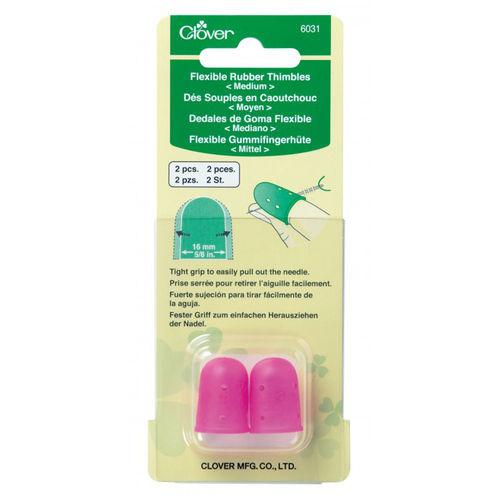 Clover flexible rubber thimble - Medium