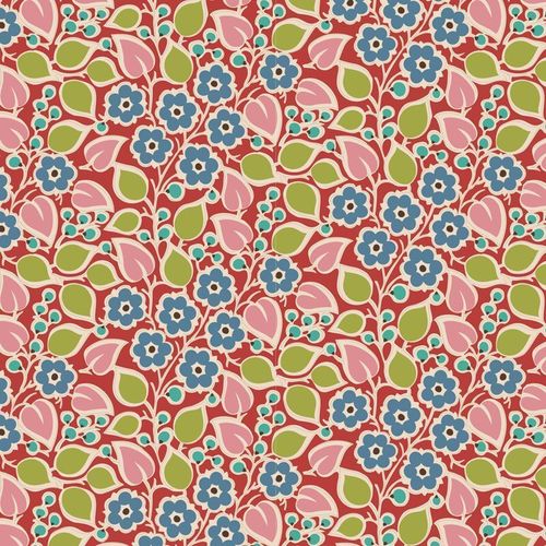 TOPPSY TURVY FLORAL - Red