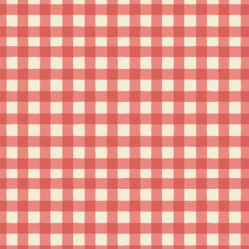 Small Plaid of my Dreams - Coral