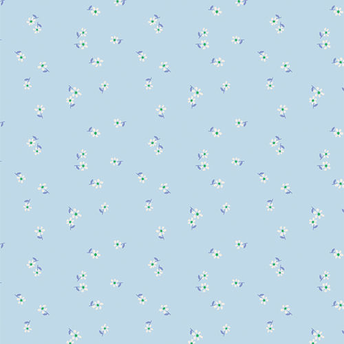 Drifting Florets Airy - Blue