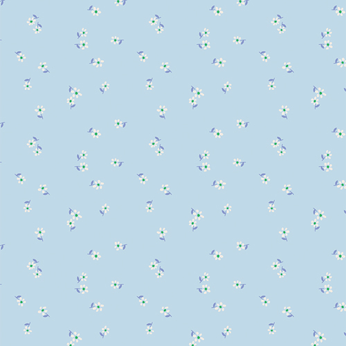 Drifting Florets Airy - Blue