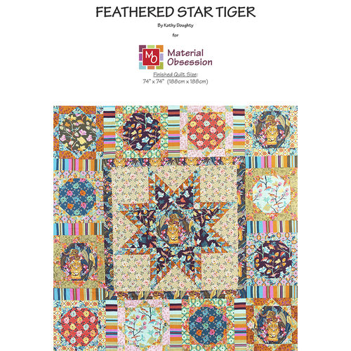 Feathered Star Tiger - pattern