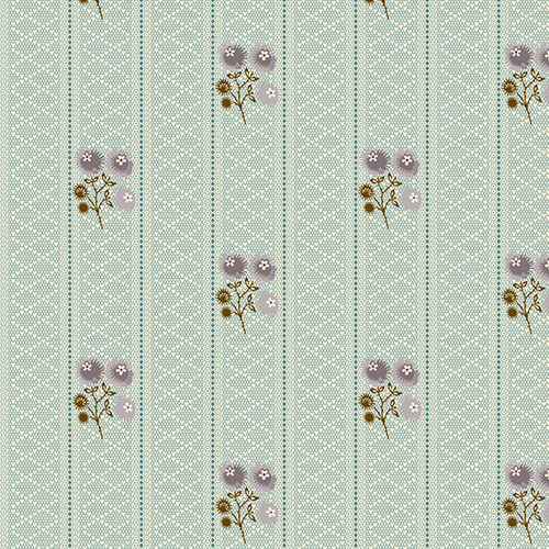 Lattice Posy - Teal
