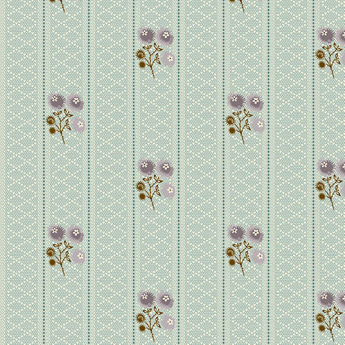 Lattice Posy - Teal