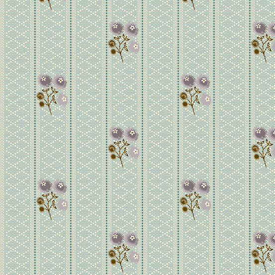 Lattice Posy - Teal