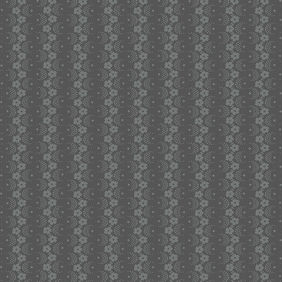 Tumbling Flowers - Coal