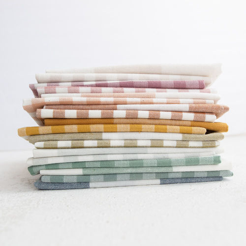 Camp Gingham small squares - Fat Quarter bundle